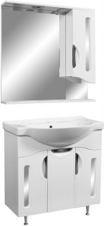 Тумба под раковину Stella Polar Сильва 80см белый SP-00000202